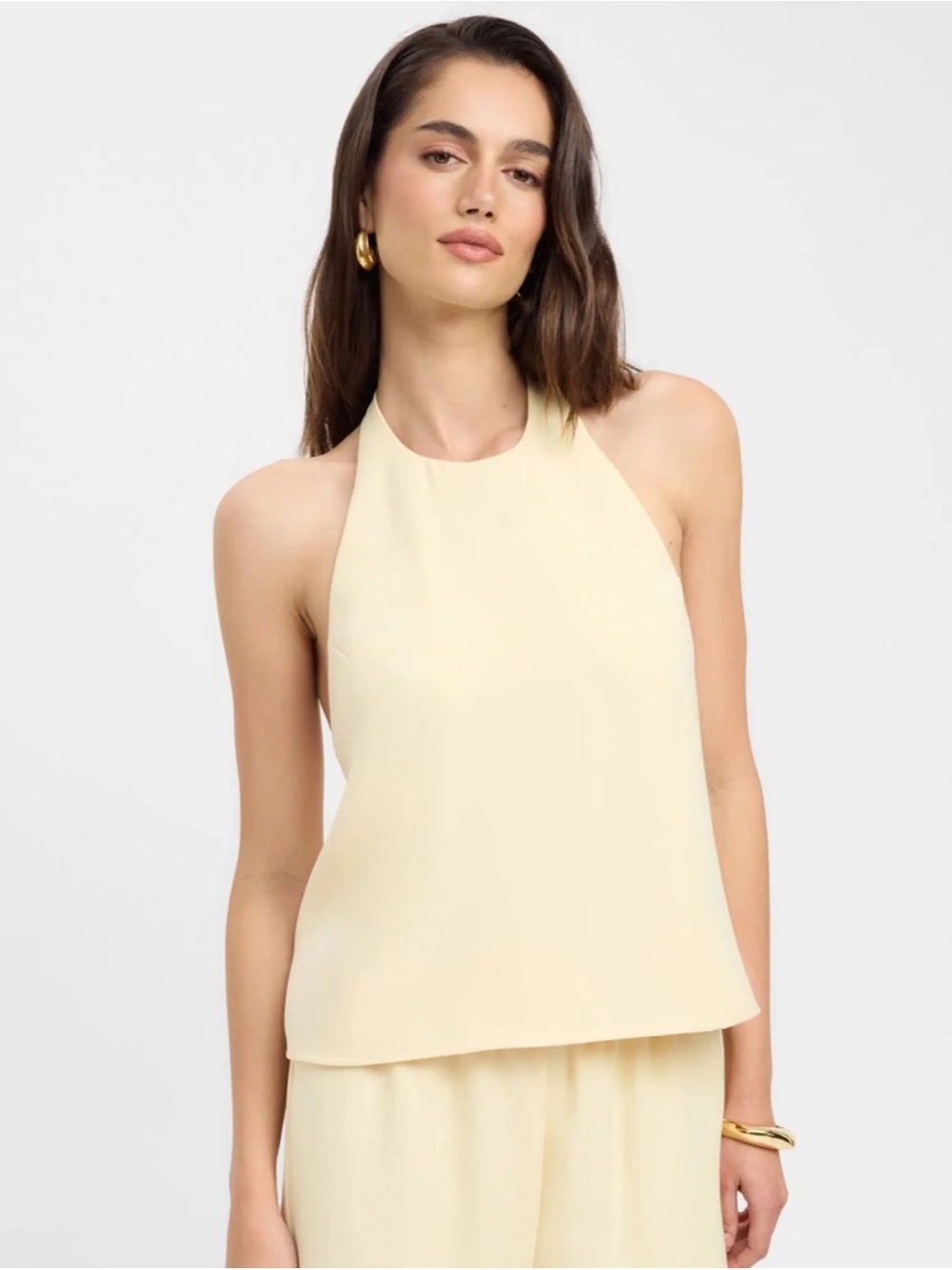Kookai Maria Core Top in Butter Yellow - AUS 8 (US 4)